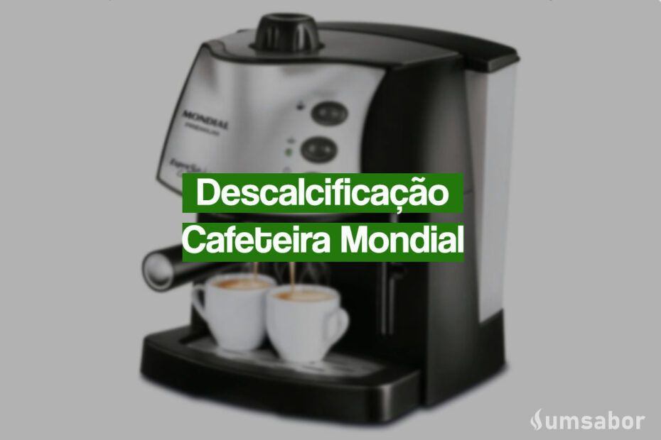 Descalcificação da Cafeteira Expresso Mondial Coffee Cream C-08