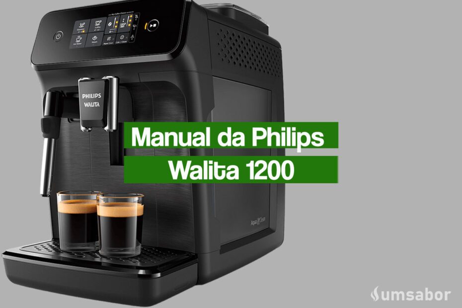 Manual da Cafeteira Expresso Philips Walita 1200