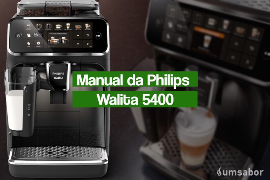 Manual da Cafeteira Expresso Philips Walita 5400